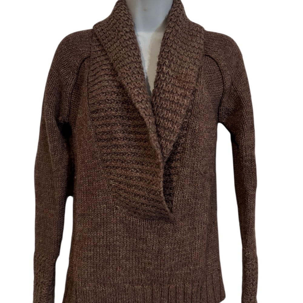 LOFT Purple Cowl Neck Sweater